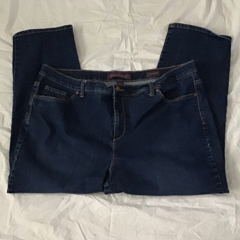 Gloria Vanderbilt White Boot Cut Jeans